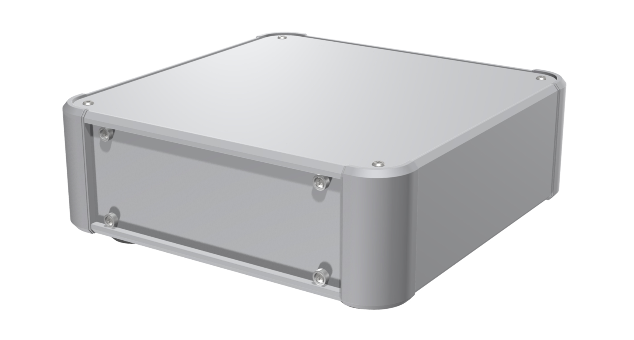 EMC SHIELDED ENCLOSURE with DETACHABLE PANELS - AUPE series:Silver