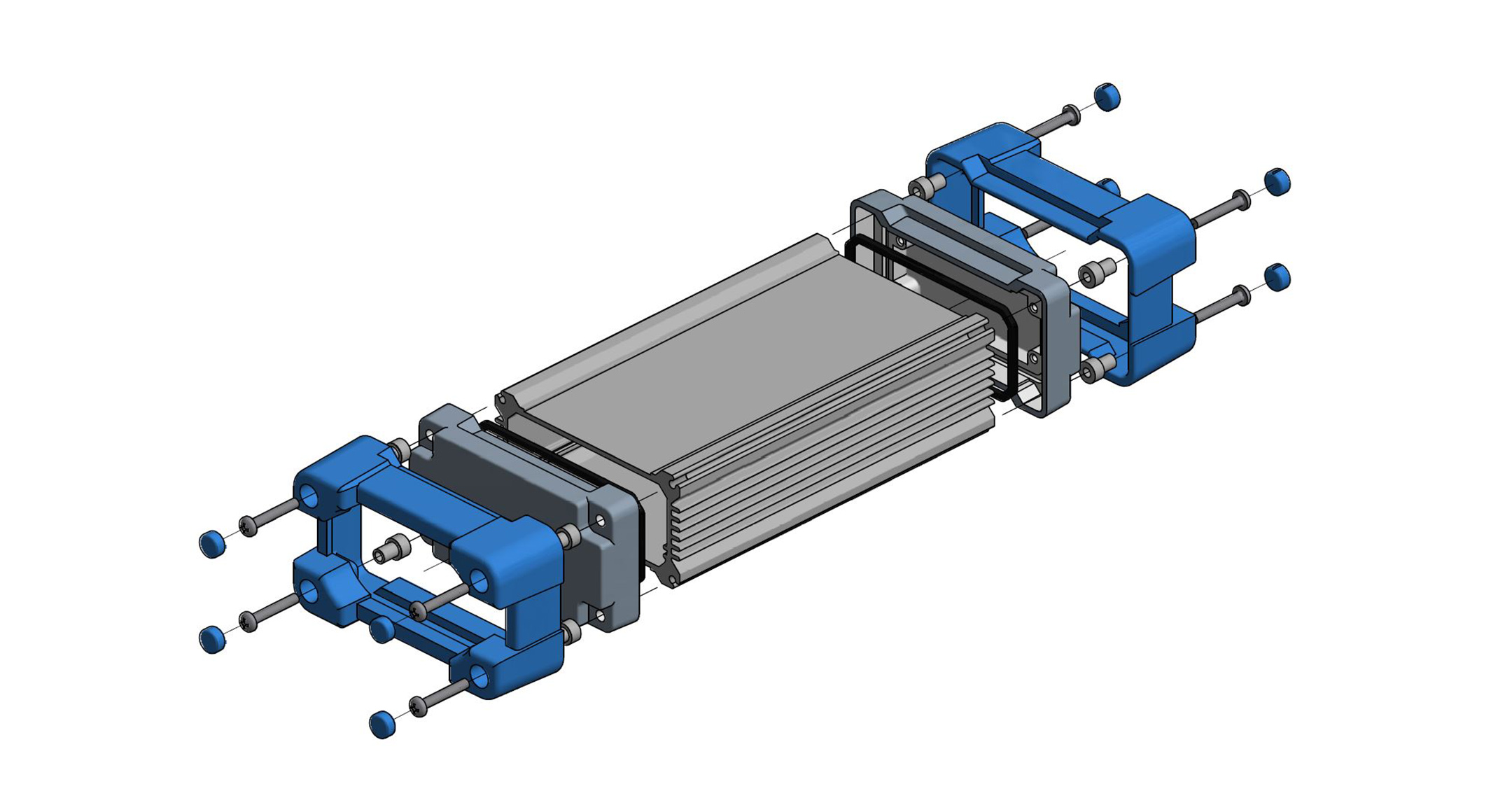 IP68 ALUMINUM ENCLOSURE with SILICONE PROTECTOR - AWP series