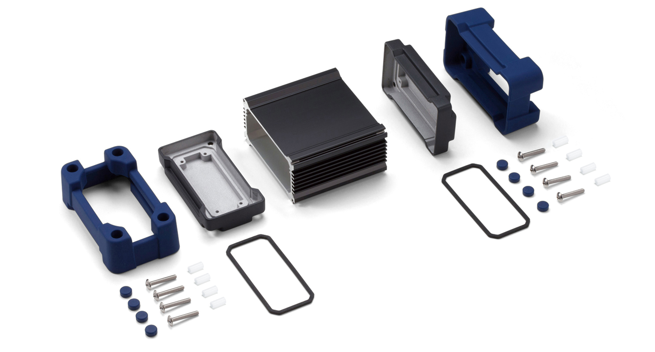 IP68 ALUMINUM ENCLOSURE with SILICONE PROTECTOR - AWP series