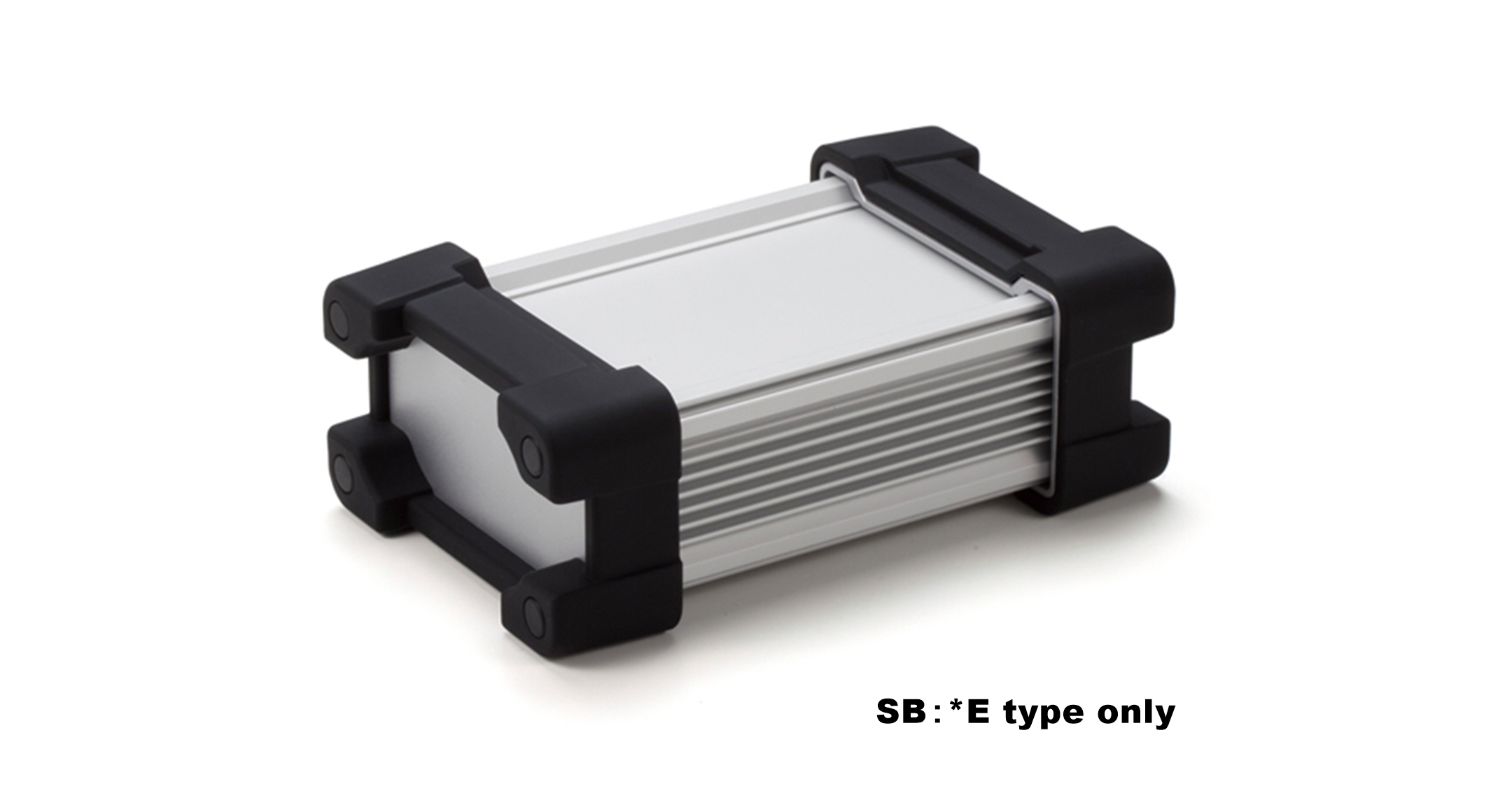 IP67 ALUMINUM ENCLOSURE with SILICONE PROTECTOR - AWP series:Silver/Black