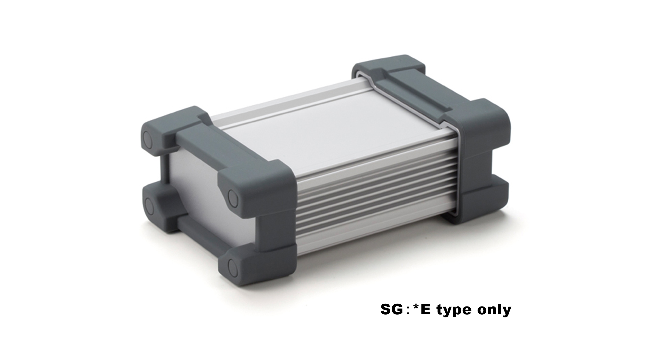 IP68 ALUMINUM ENCLOSURE with SILICONE PROTECTOR - AWP series:Silver/Gray