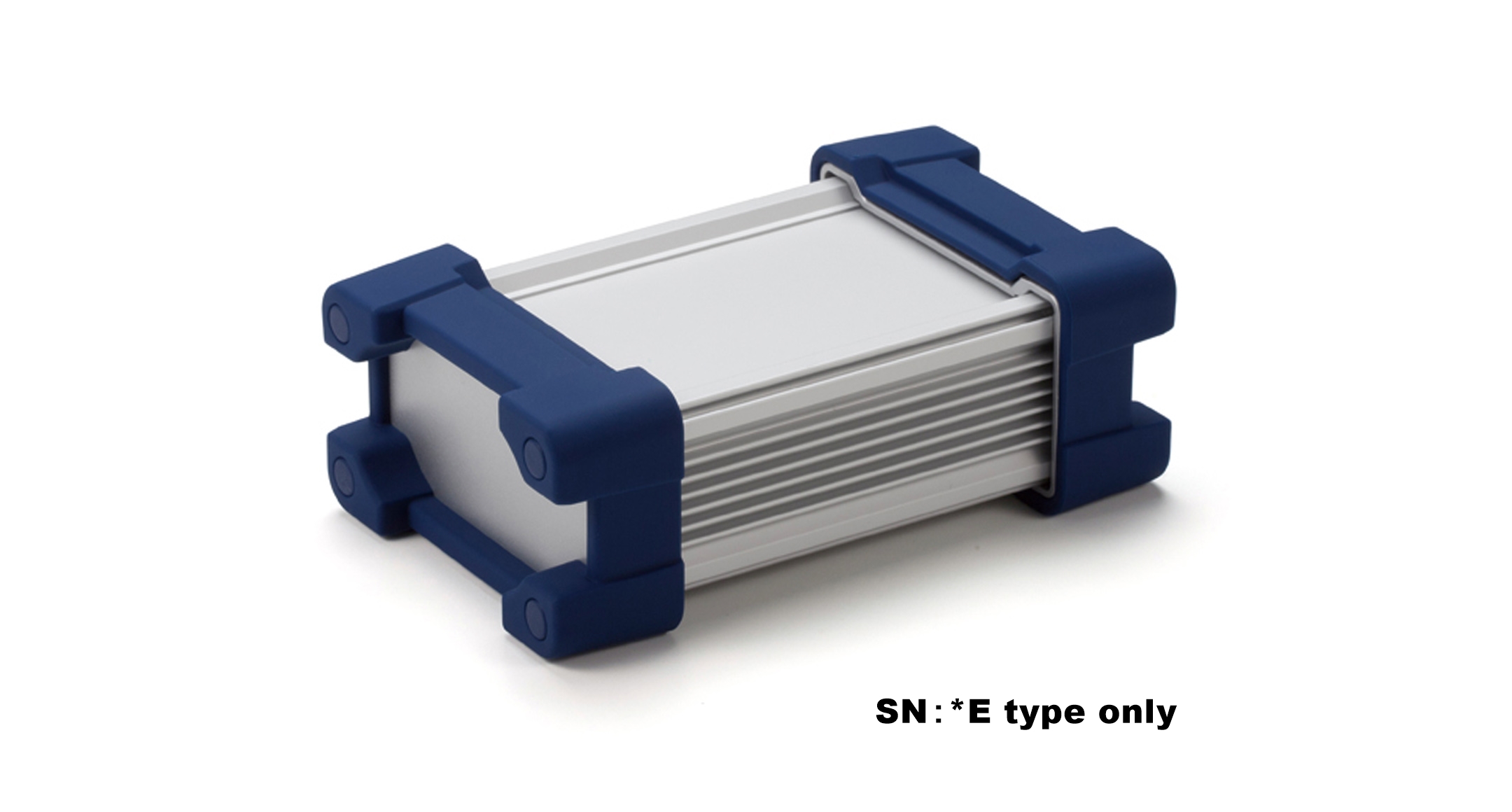 IP68 ALUMINUM ENCLOSURE with SILICONE PROTECTOR - AWP series:Silver/Navy