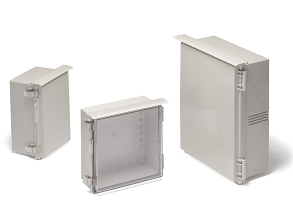 IP65 PLASTIC BOX with OUTDOOR ROOF - BCAR series
