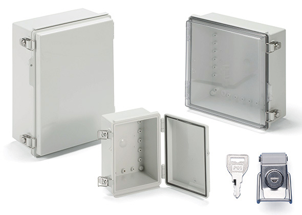 IP65 POLYCARBONATE BOX with KEY LOCK - BCPK series