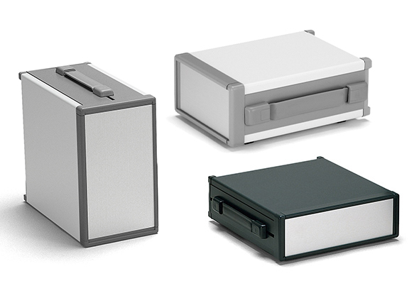 ALUMINUM ENCLOSURE with CARRYING HANDLE - MOY series