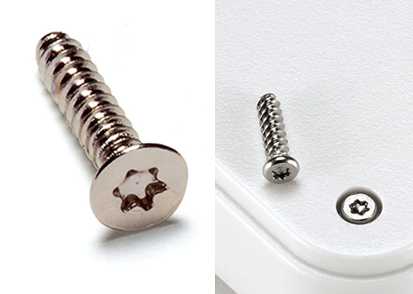 TORX DRIVE SCREW for PLASTIC CASES - MR series