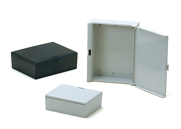 PLASTIC BOX with HINGED COVER - OP series