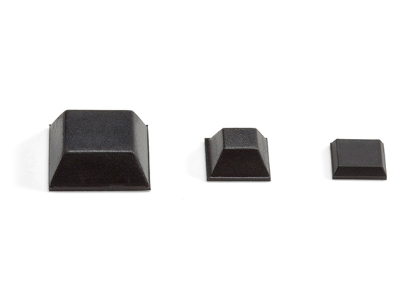 LOW COST SQUARE RUBBER FEET - SF series