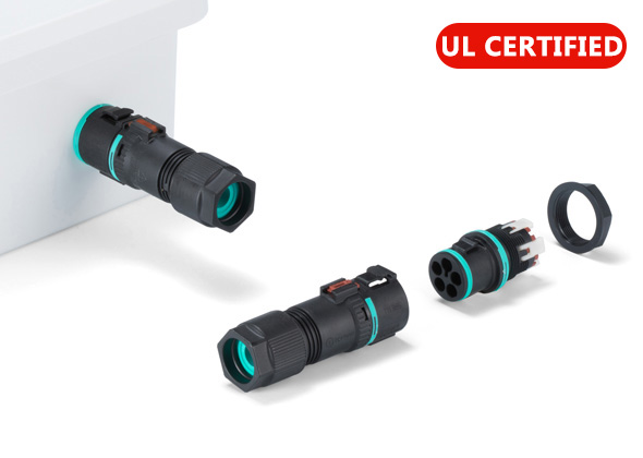 IP68 UL CERTIFIED SNAP-LOCK SCREWLESS MINI PANEL-MOUNT CONNECTOR - THS389E series