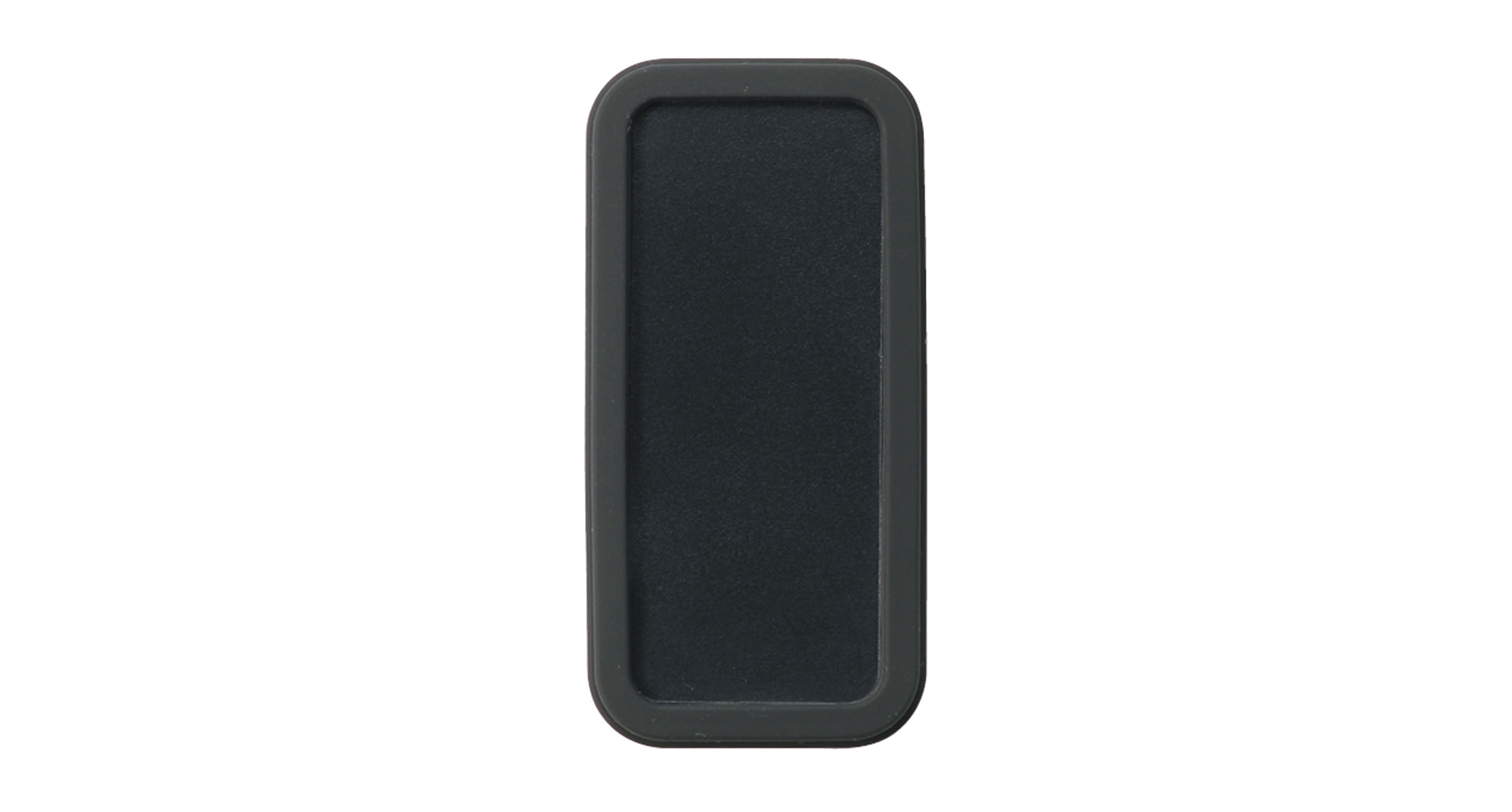 PORTABLE PLASTIC CASE with SILICONE COVER - CSS series:Black/Black