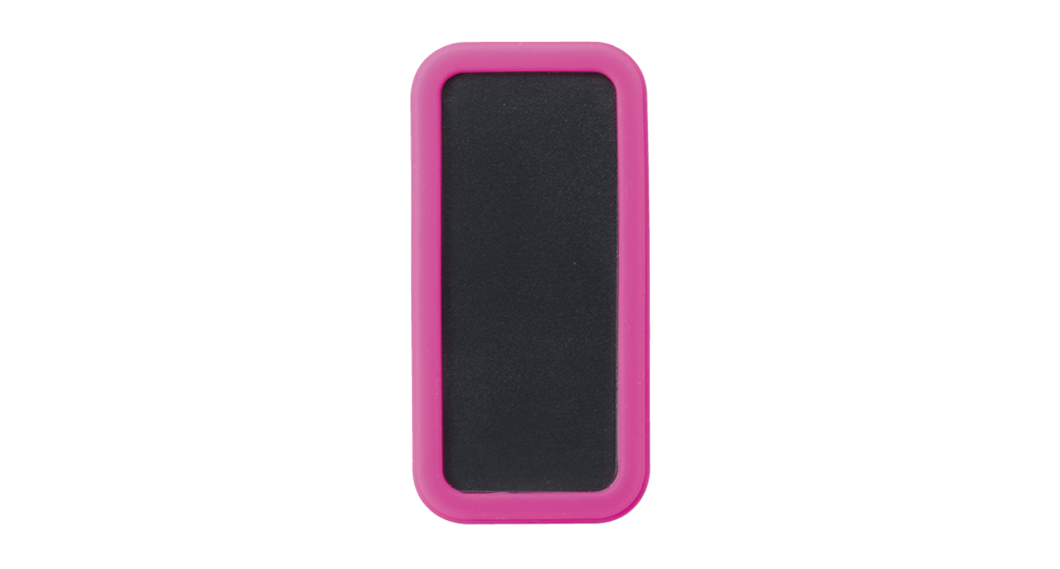 PORTABLE PLASTIC CASE with SILICONE COVER - CSS series:Black/Pink
