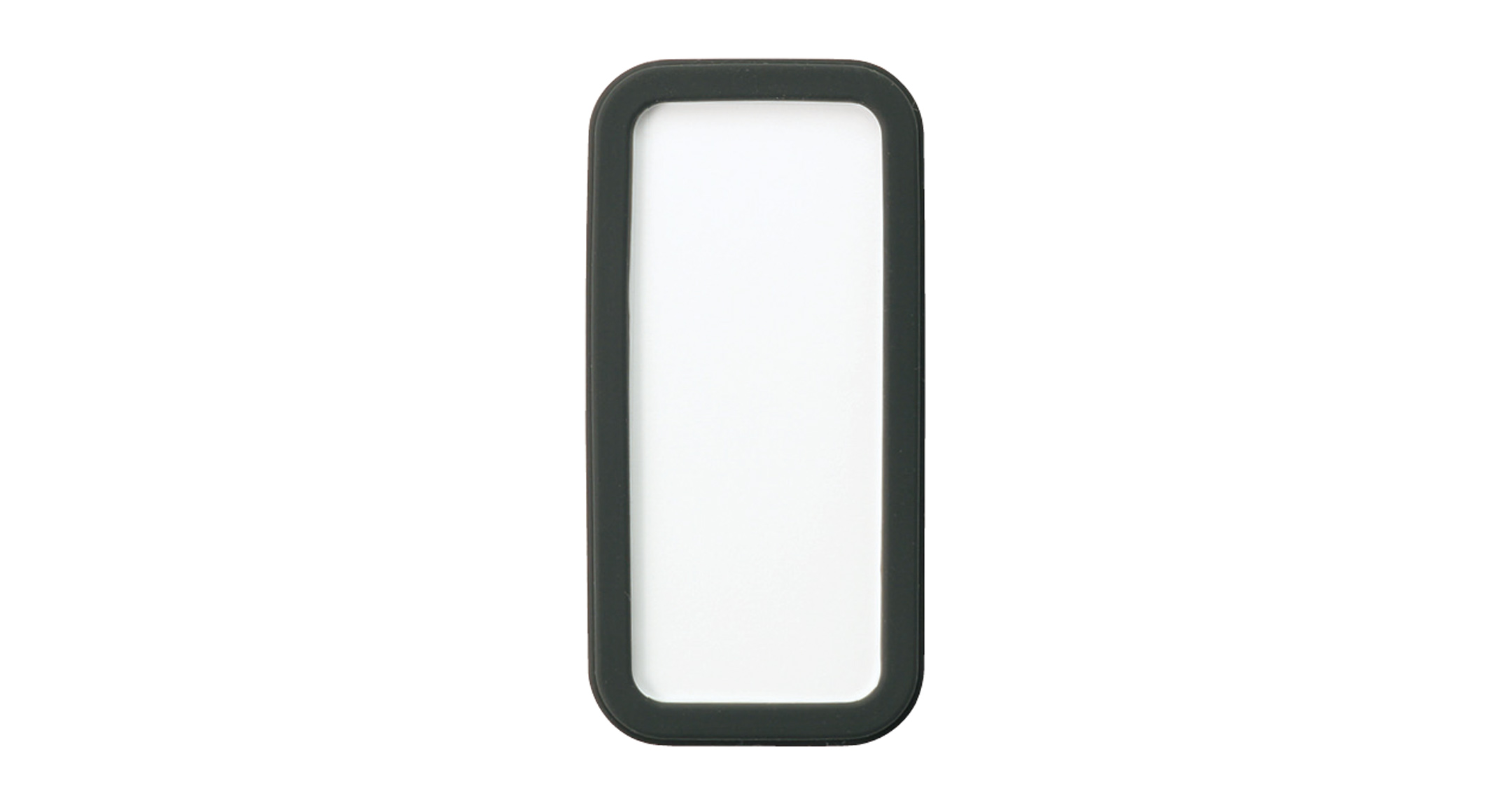 PORTABLE PLASTIC CASE with SILICONE COVER - CSS series:White/Black(Similar to PANTONE ProcessBlack C)