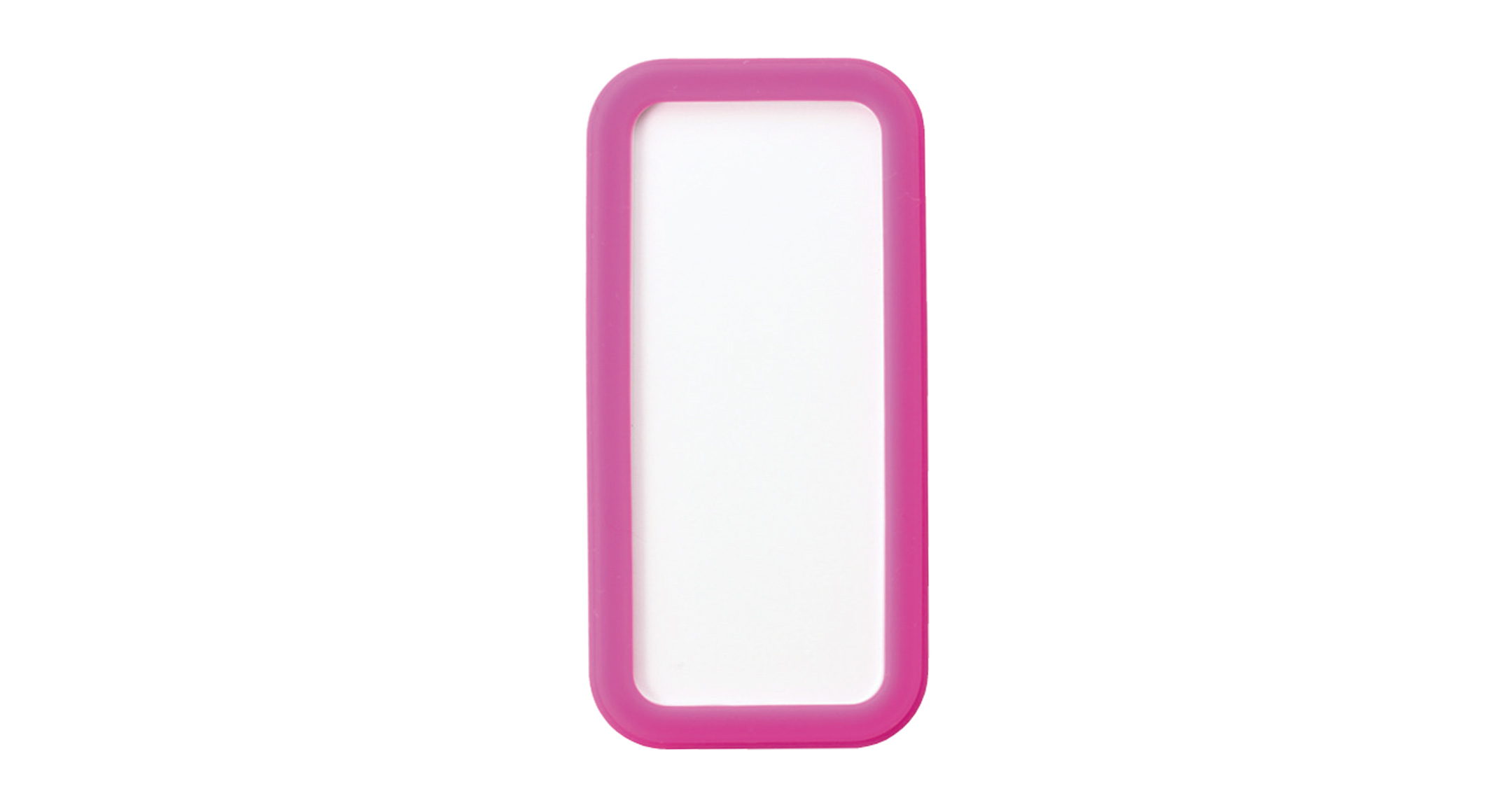PORTABLE PLASTIC CASE with SILICONE COVER - CSS series:White/Pink