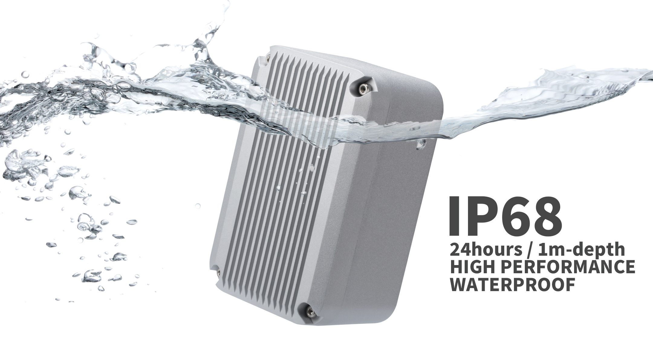 IP68 HEATSINK DIECAST ALUMINIUM ENCLOSURE - DWH series