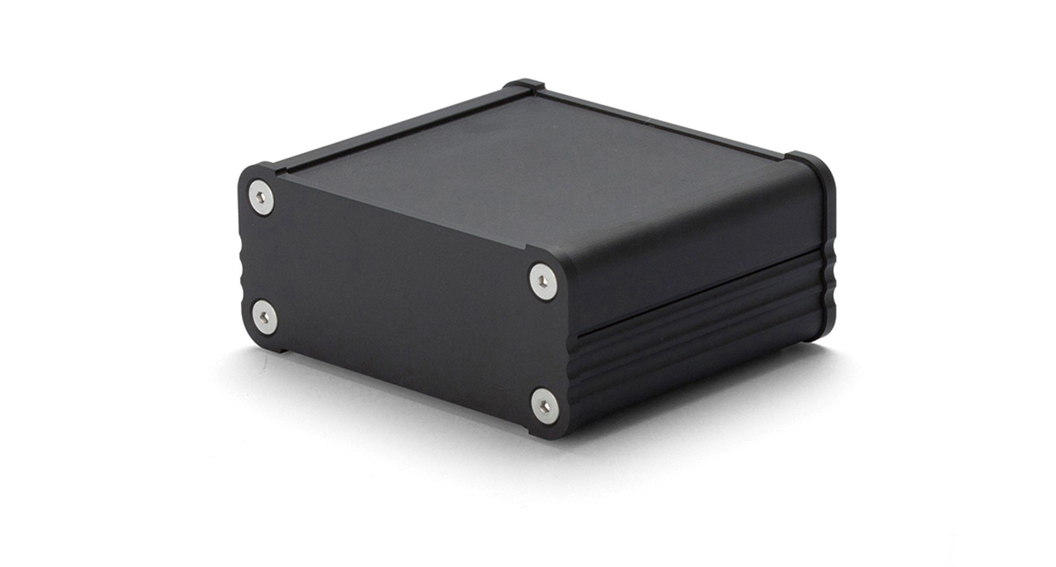 EXTRUDED ALUMINUM ENCLOSURE - EX series:Black/Black