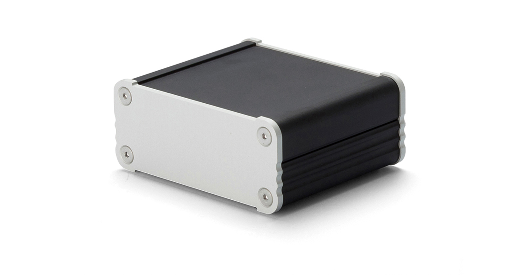 EXTRUDED ALUMINUM ENCLOSURE - EX series:Black/Silver