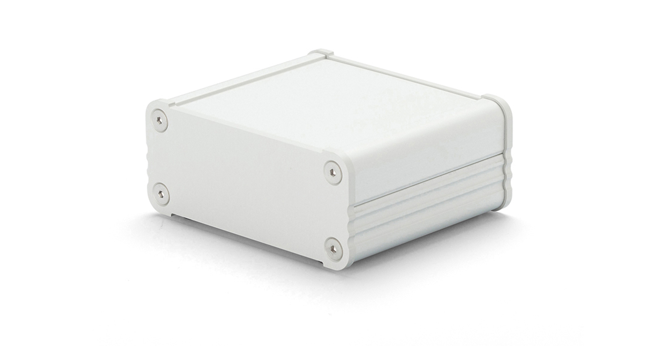 EXTRUDED ALUMINUM ENCLOSURE - EX series:Silver/Silver