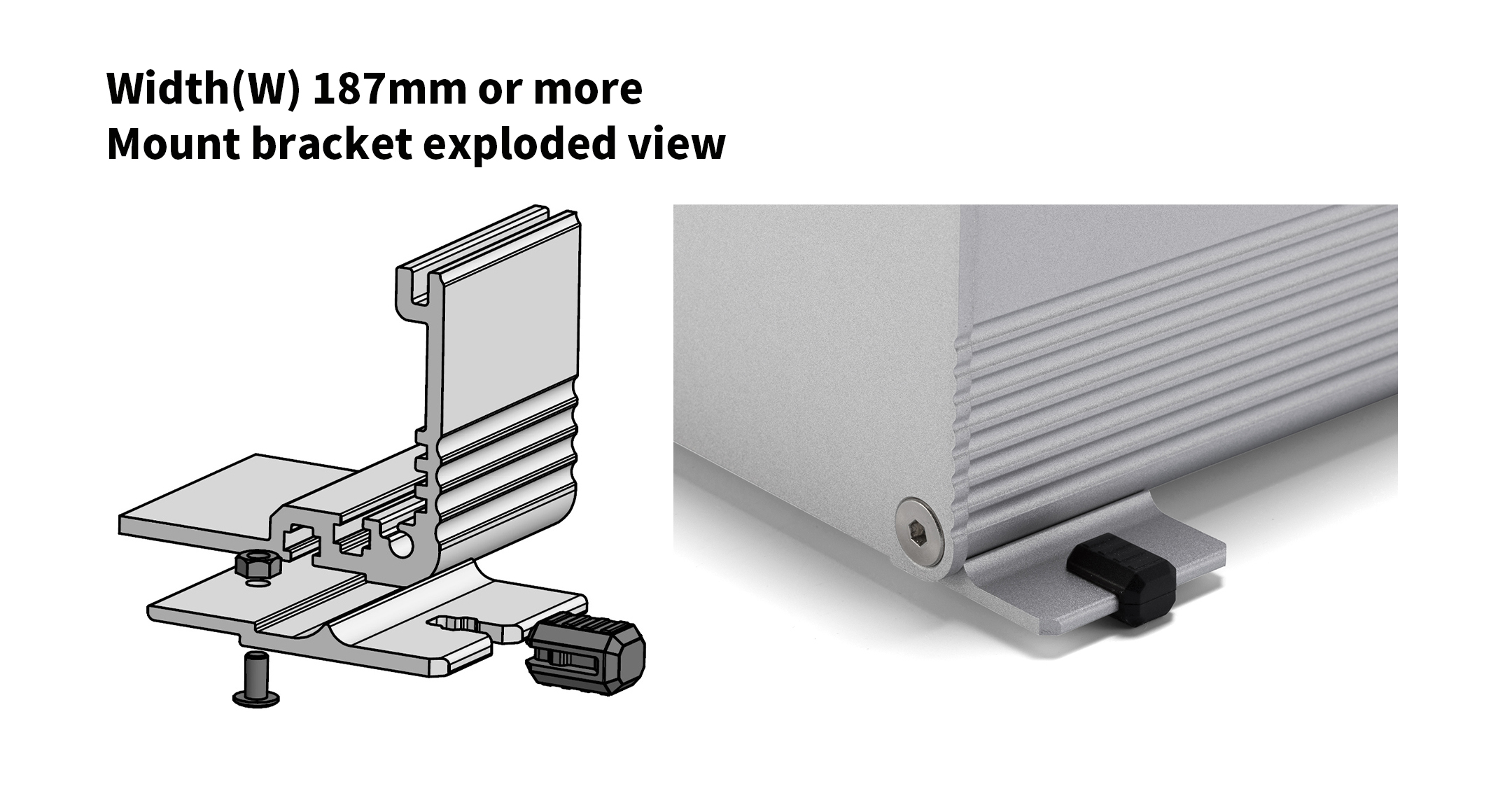 CUSTOM SIZED HEATSINK ENCLOSURE - EXHS series