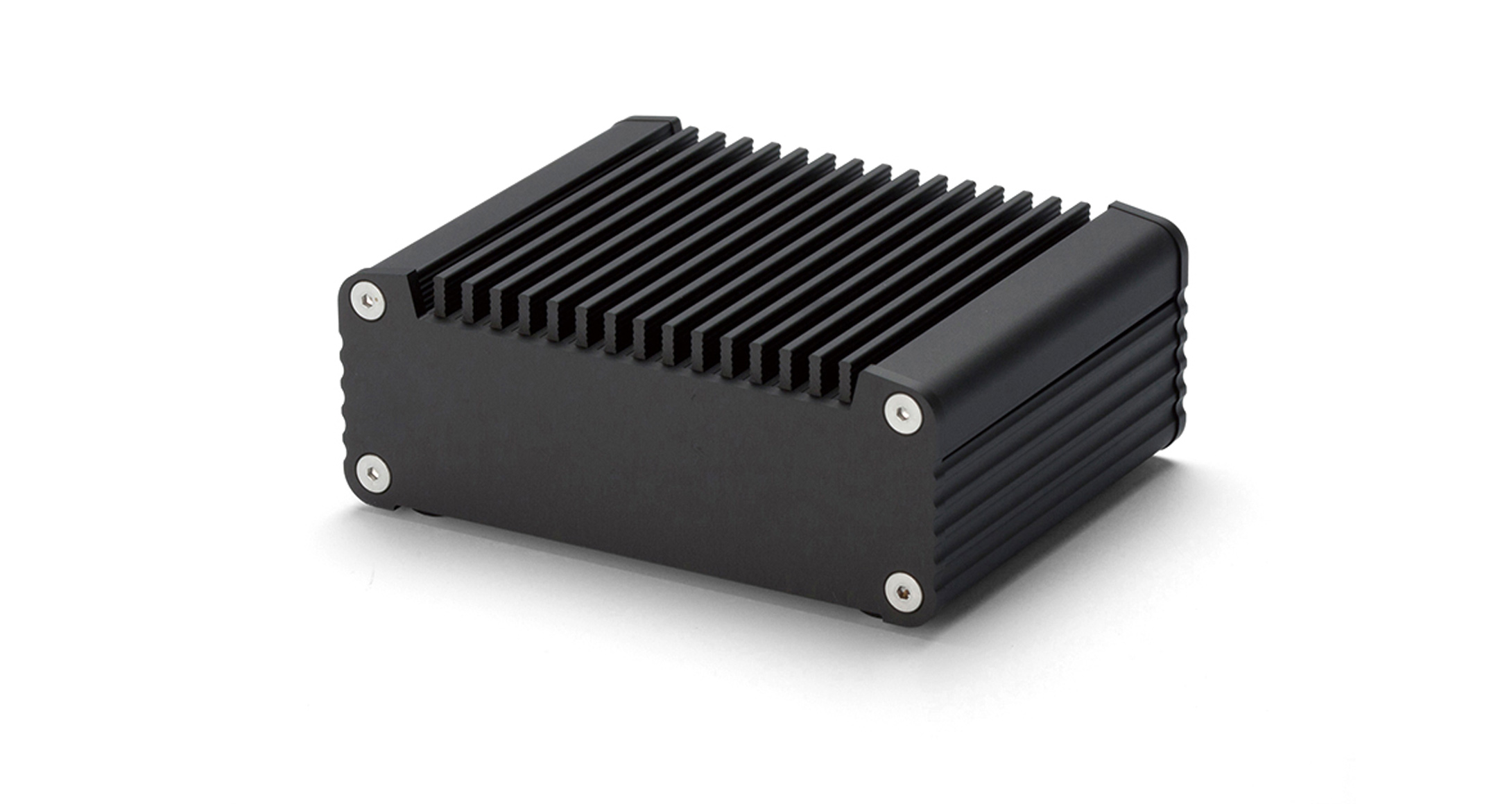 CUSTOM SIZED HEATSINK ENCLOSURE - EXHS series:Black