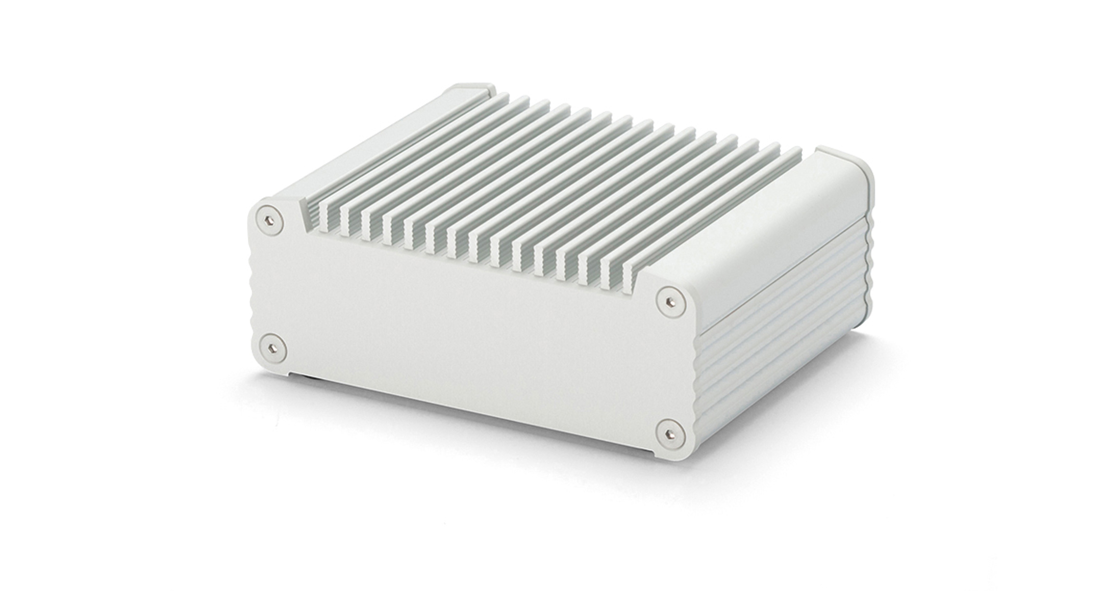 CUSTOM SIZED HEATSINK ENCLOSURE - EXHS series:Silver