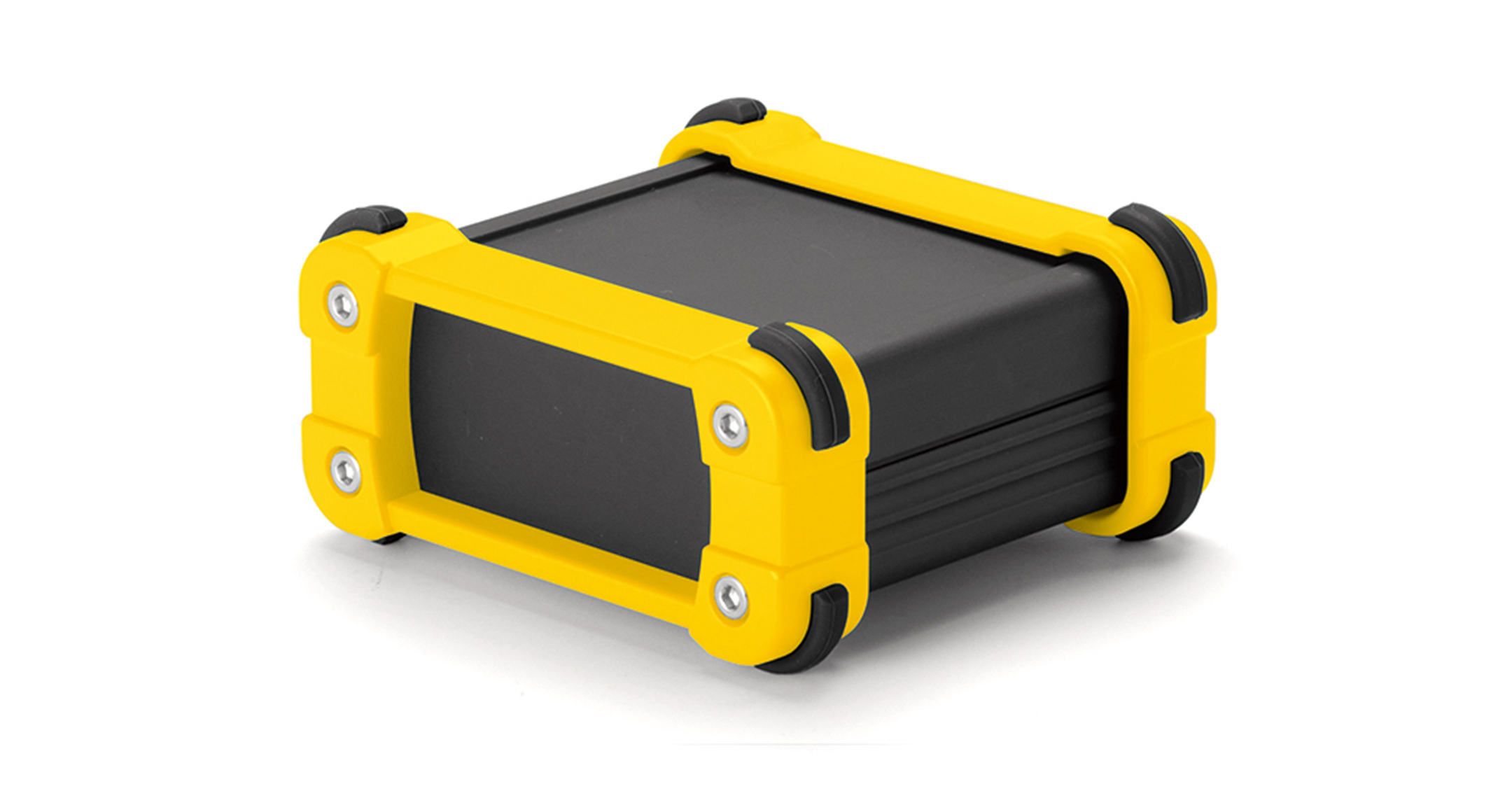 CUSTOM SIZED ENCLOSURE with CORNER GUARD - EXPS series:Black/Yellow