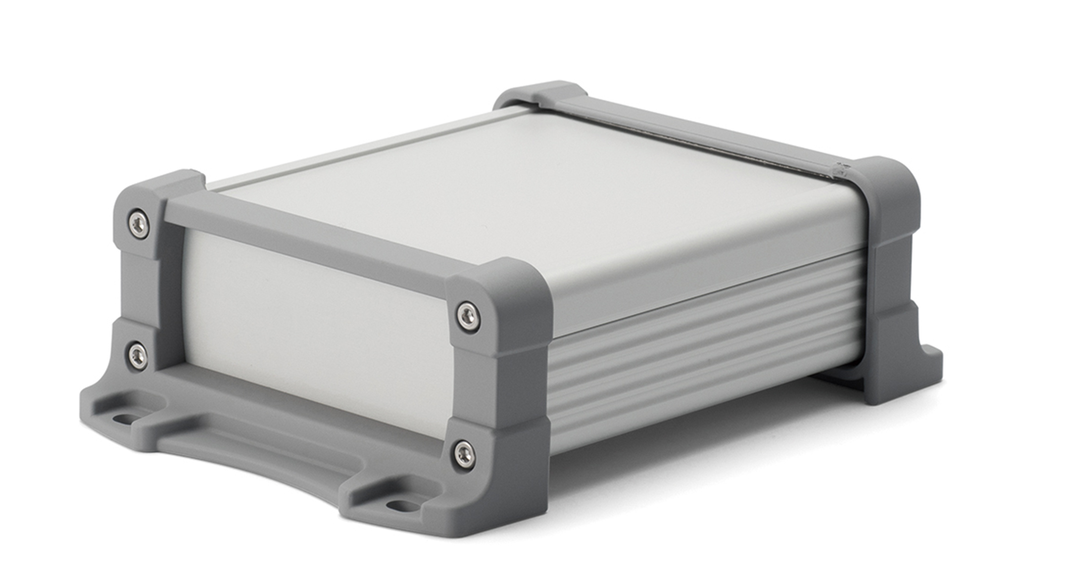 FLANGED EMC SHIELD ENCLOSURE - EXEF series:Silver/Gray