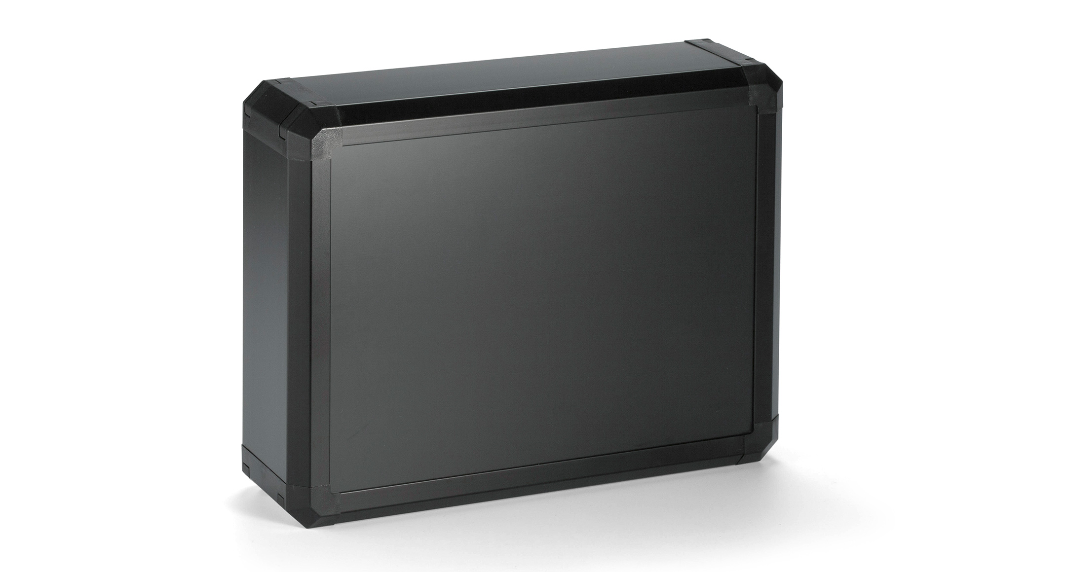 CUSTOM SIZED ALUMINIUM CONTROL BOX - FCS series:Black/Black