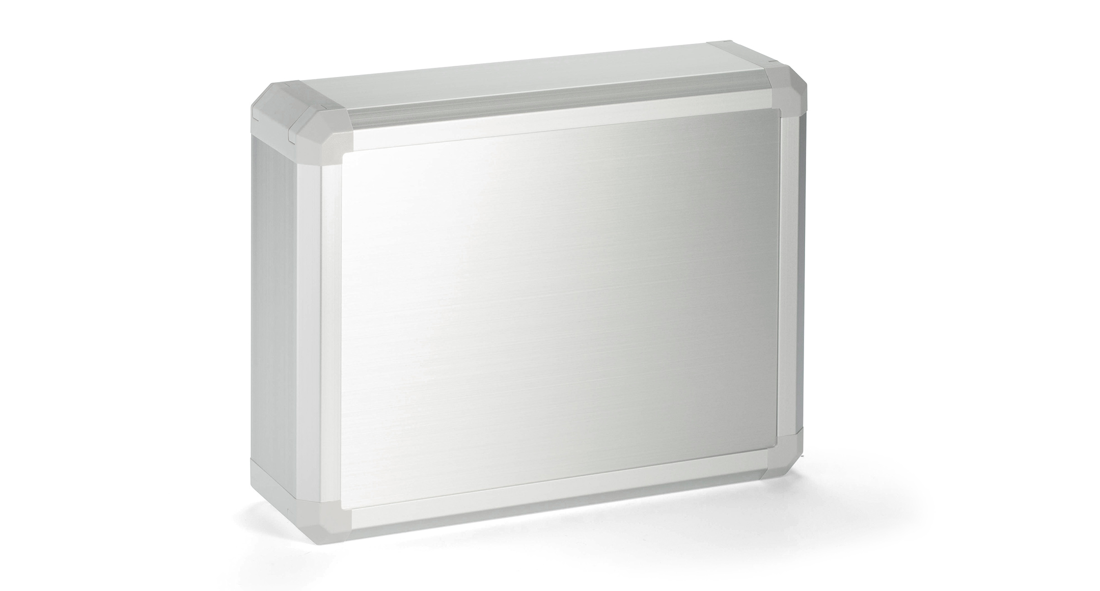 CUSTOM SIZED ALUMINIUM CONTROL BOX - FCS series:Silver/Gray