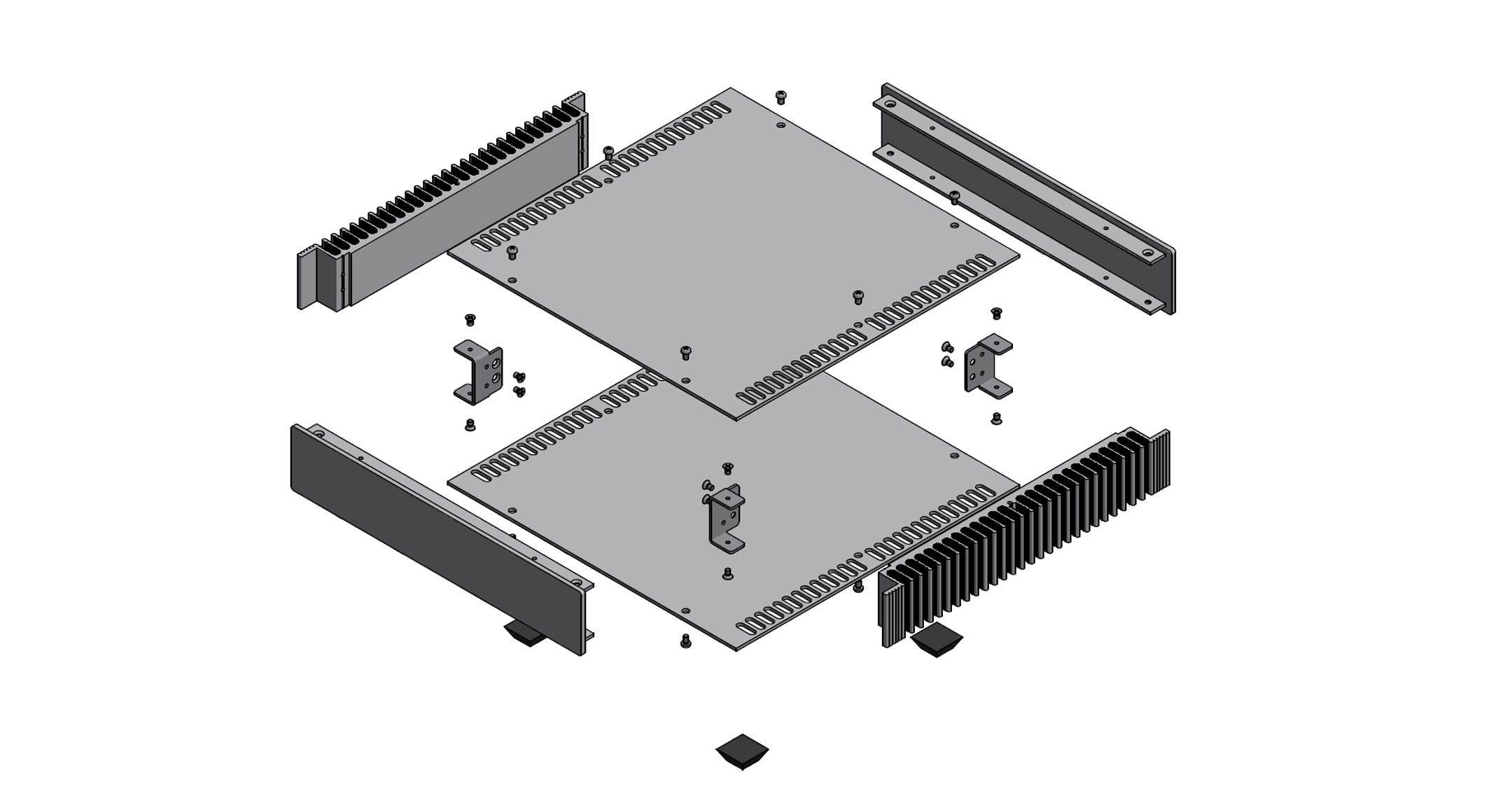 HEATSINK ALUMINUM ENCLOSURE - HY series