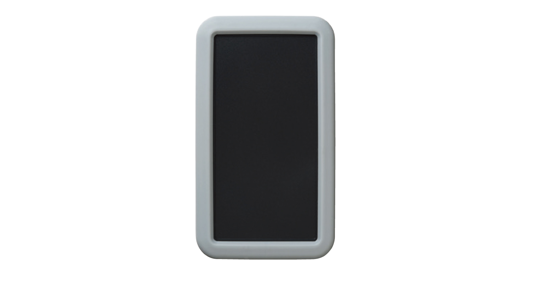 HANDHELD CASE with SILICONE COVER - LCS series:Dark gray/Light gray