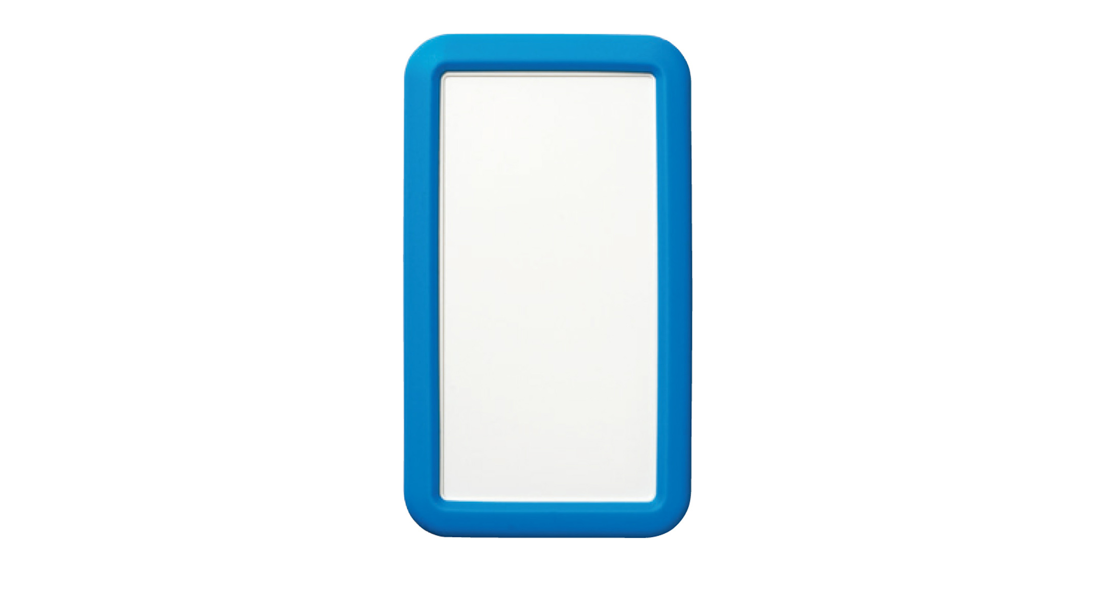 HANDHELD CASE with SILICONE COVER - LCS series:Off-white/Blue