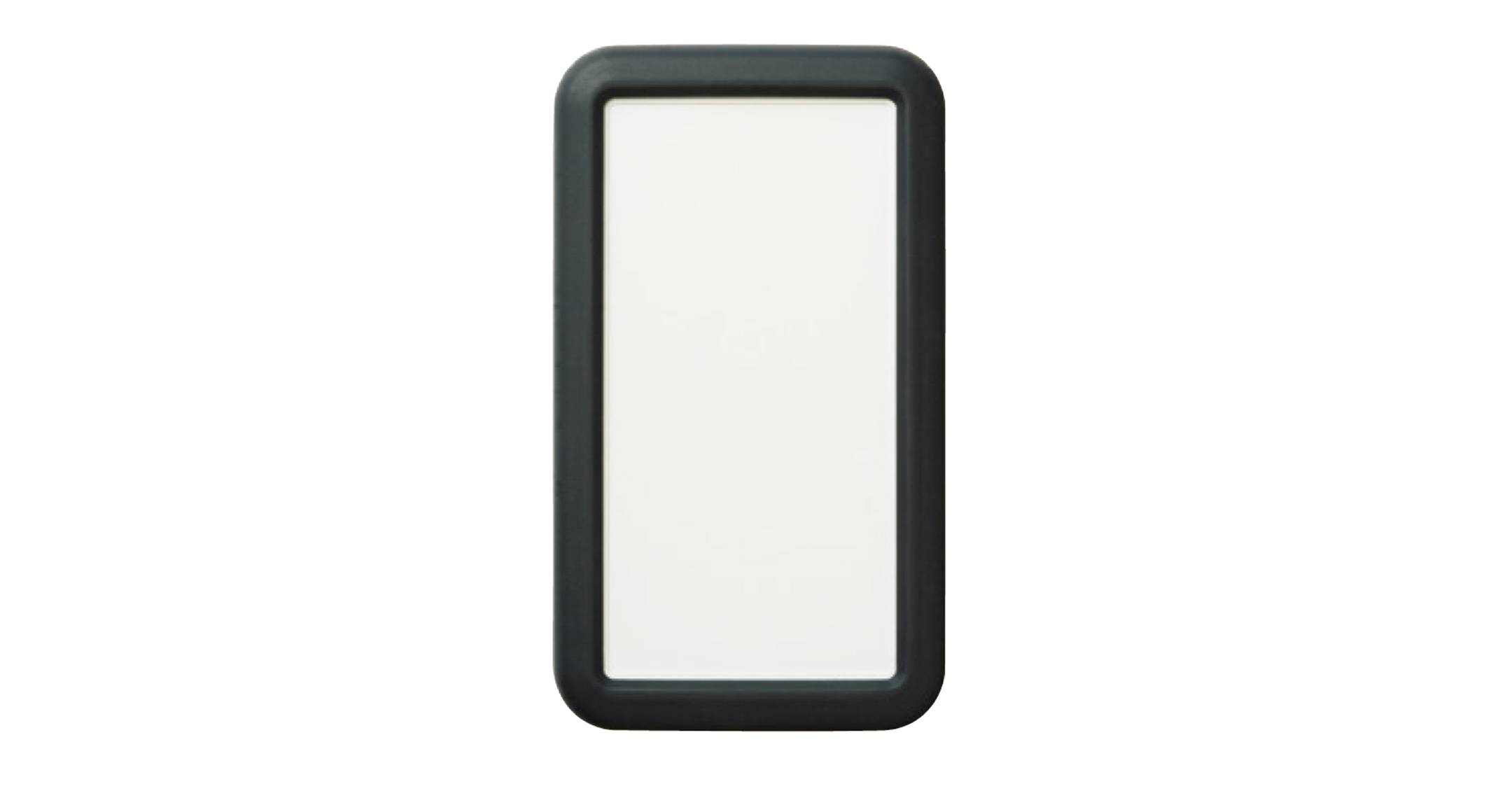 HANDHELD CASE with SILICONE COVER - LCS series:Off-white/Dark gray