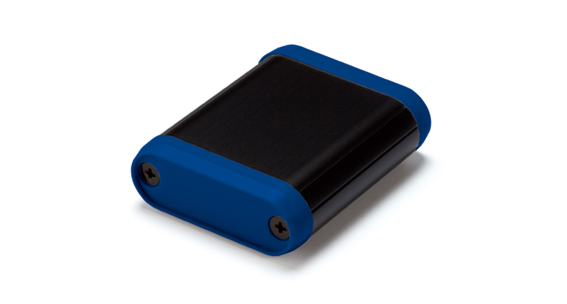 CUSTOM SIZED ROUND EDGE ENCLOSURE MXC series:Black/Navy