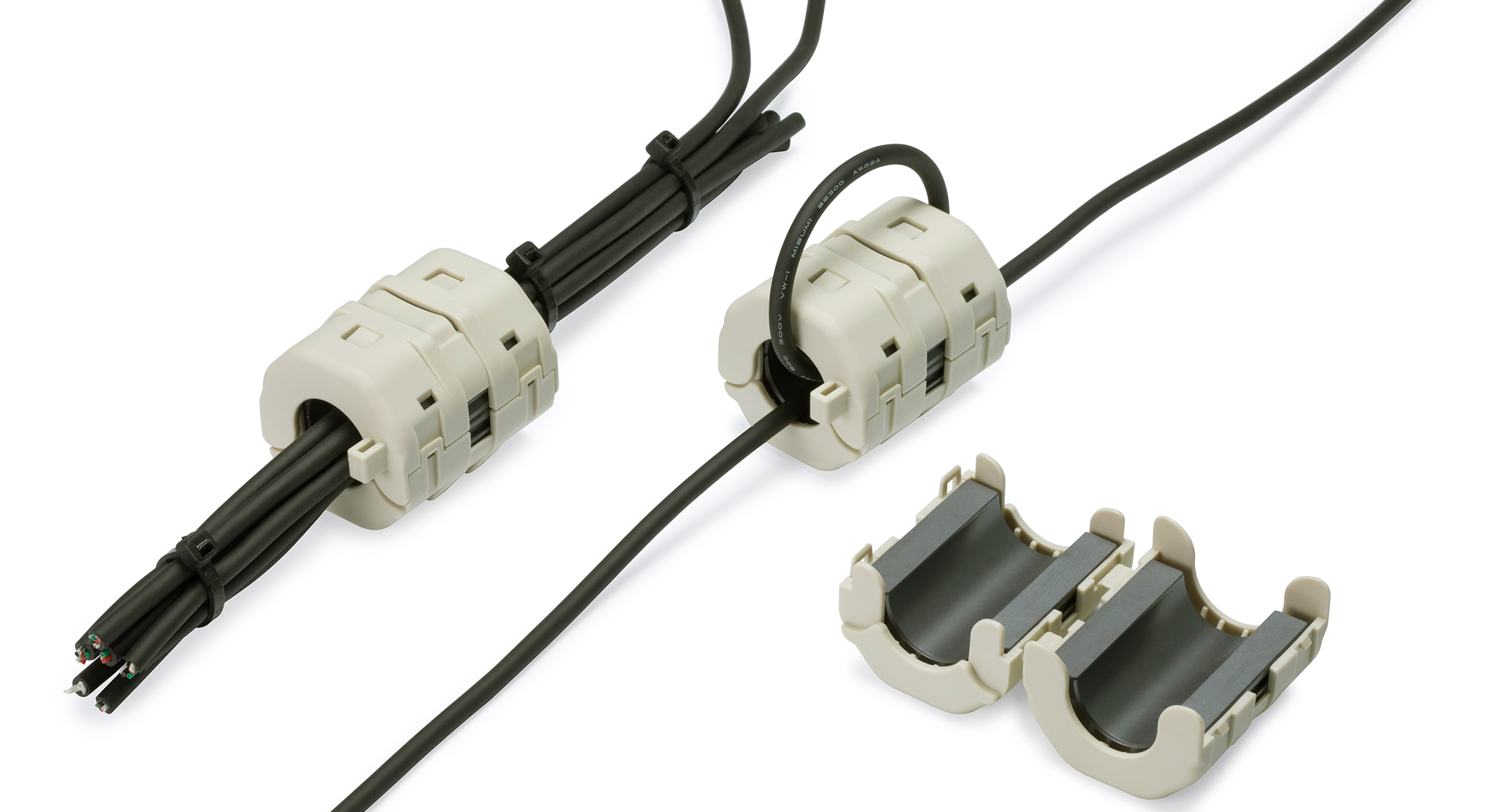 SLEEVE CORE FERRITE CLAMP - NFT-20-20DK