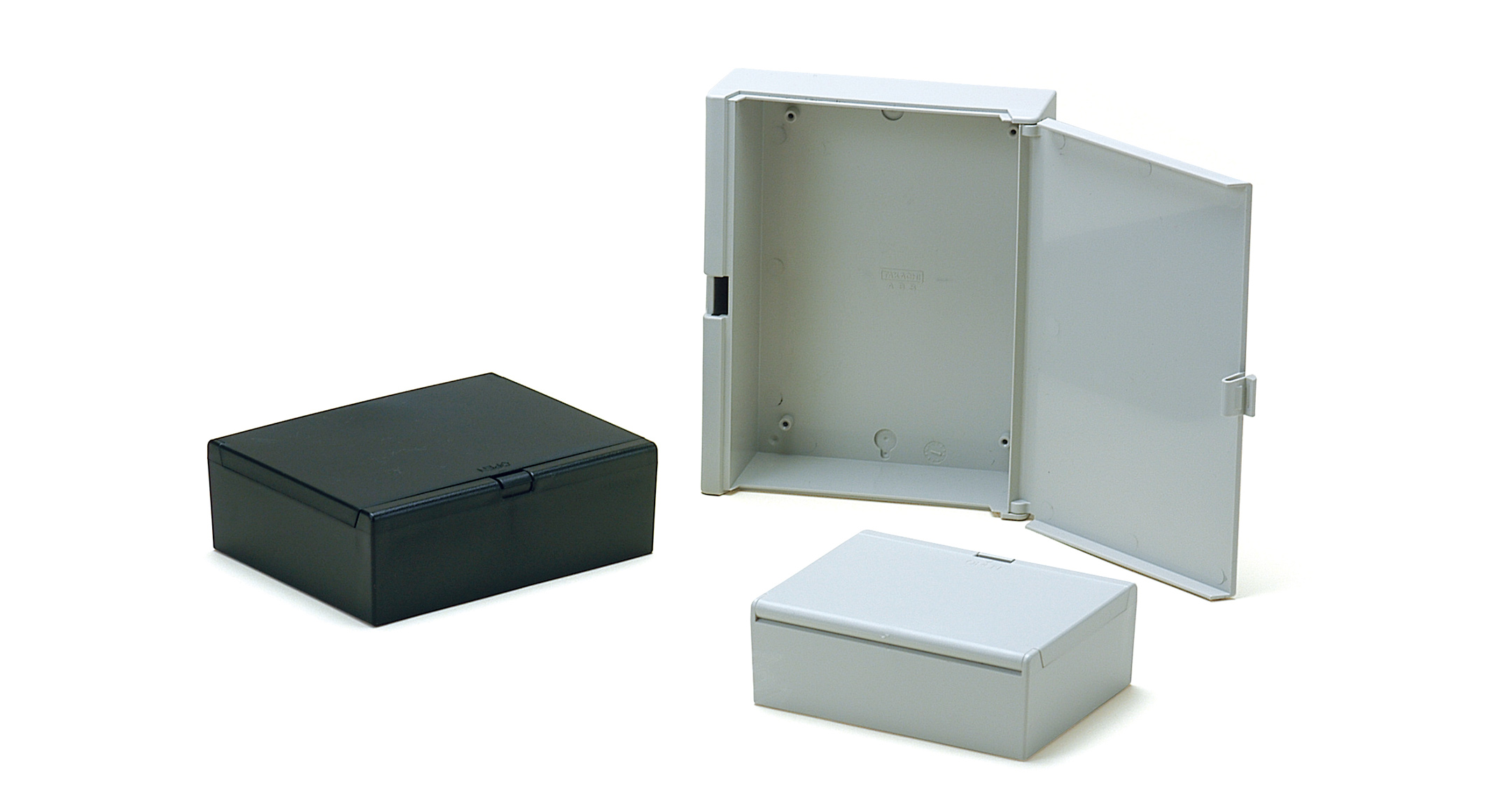 PLASTIC BOX with HINGED COVER OP series PRODUCTS TAKACHI