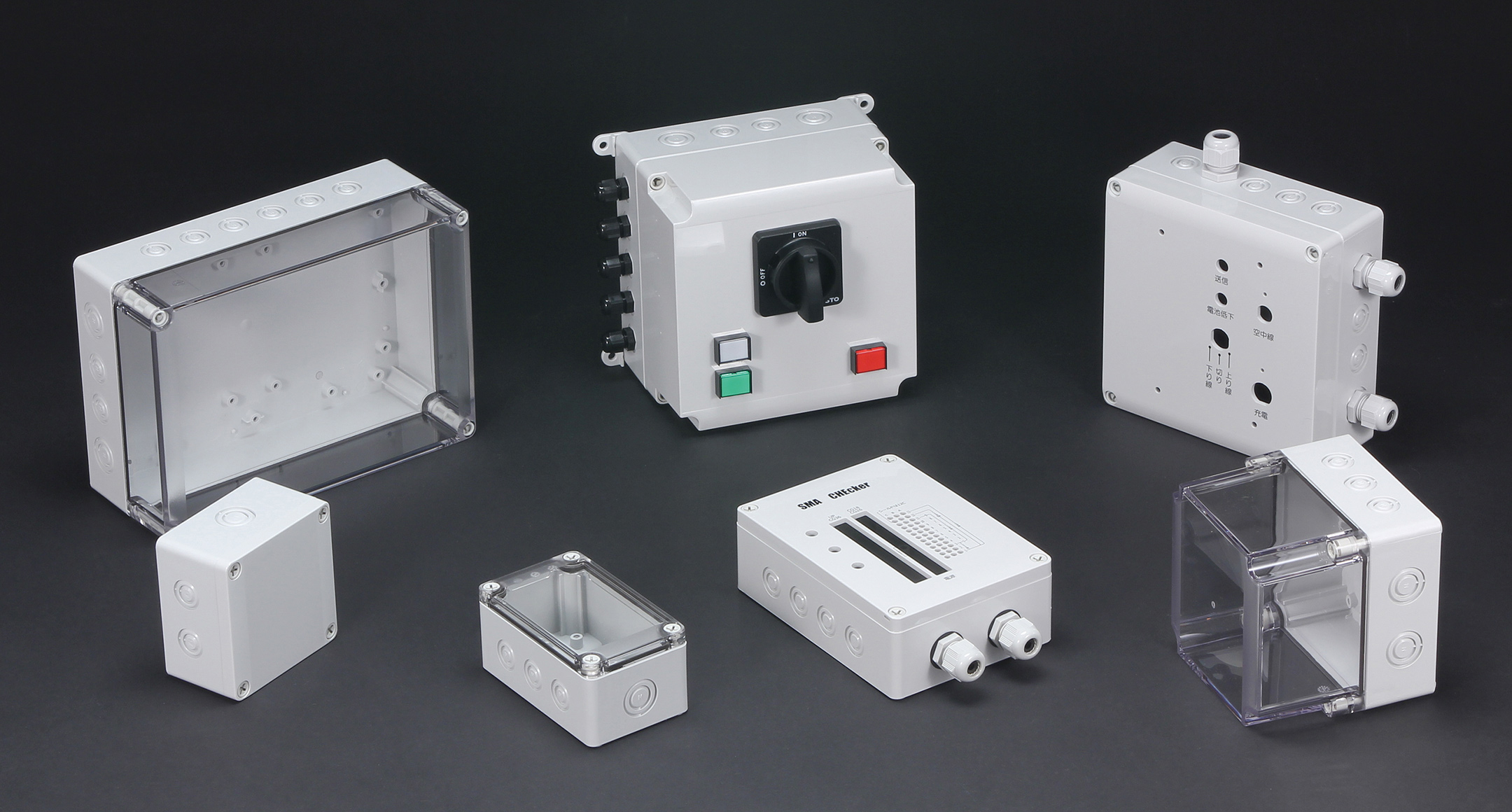 IP67 JUNCTION BOX with KNOCKOUTS - SPCM series