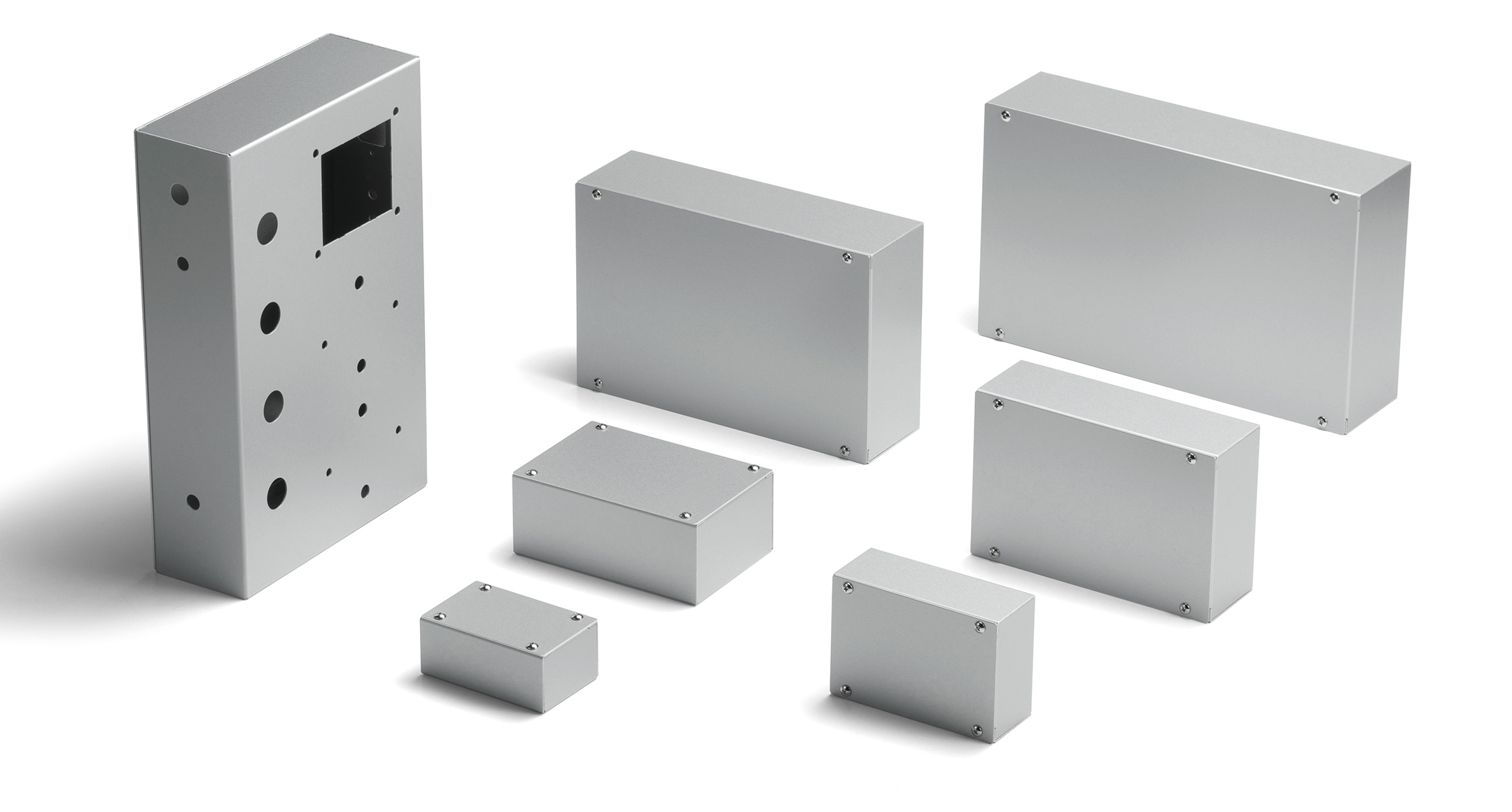 10pcs Aluminum Project Box Aluminum Enclosure Electronic DIY1110-110*70*24mm 