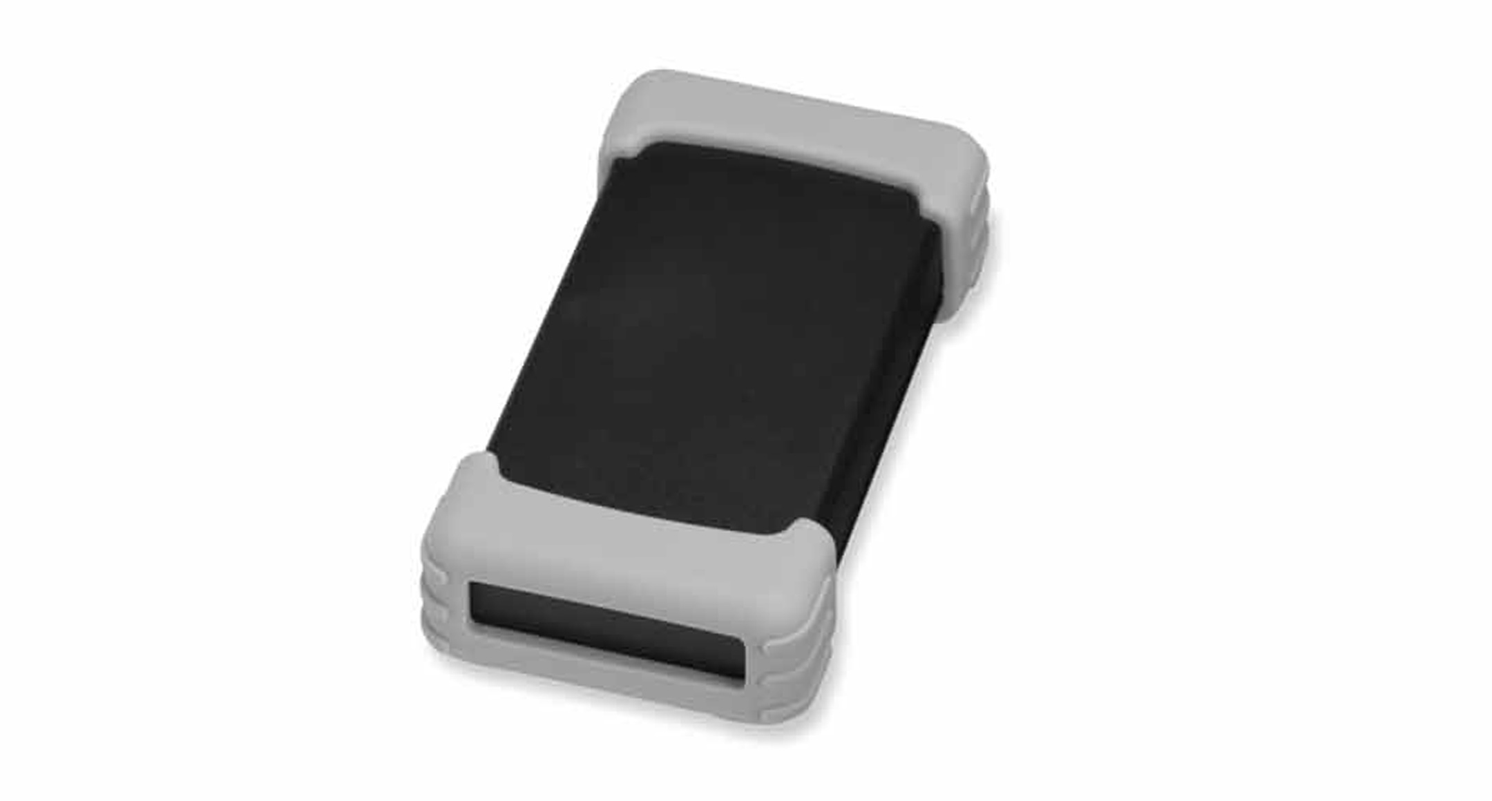 PLASTIC ENCLOSURE with SILICONE PROTECTOR TWS series:Black/Light gray