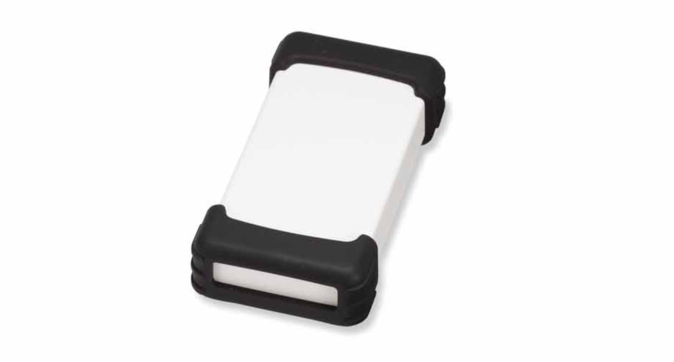 PLASTIC ENCLOSURE with SILICONE PROTECTOR TWS series:Off-white/Black