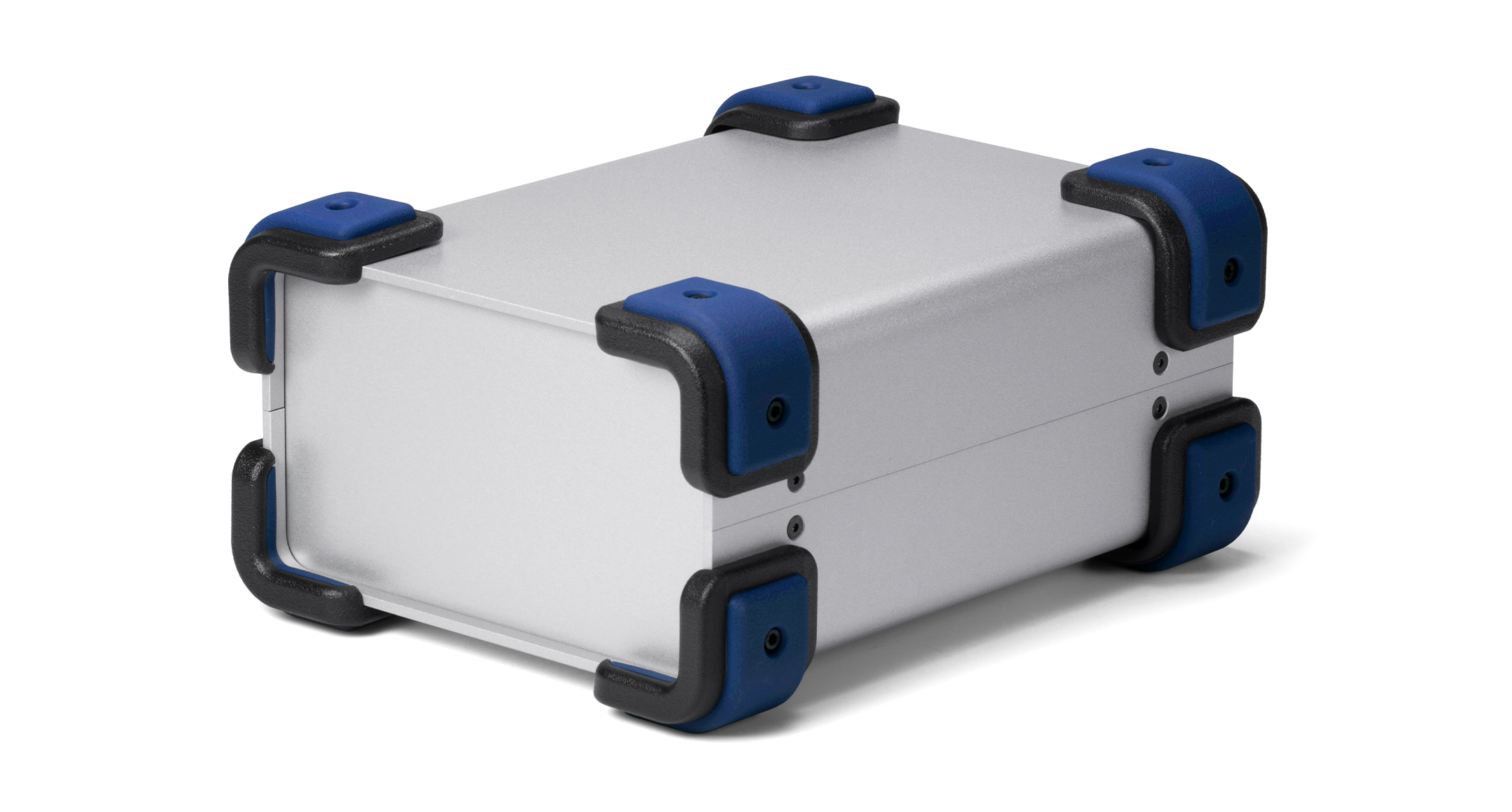 CUSTOM SIZED ENCLOSURE with CORNER GUARD - UCGS series:Silver/Navy
