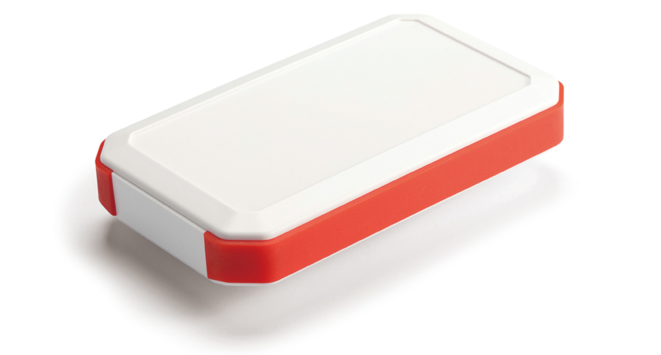 IP67 HANDHELD PLASTIC ENCLOSURE - WH series:Off-white/Red