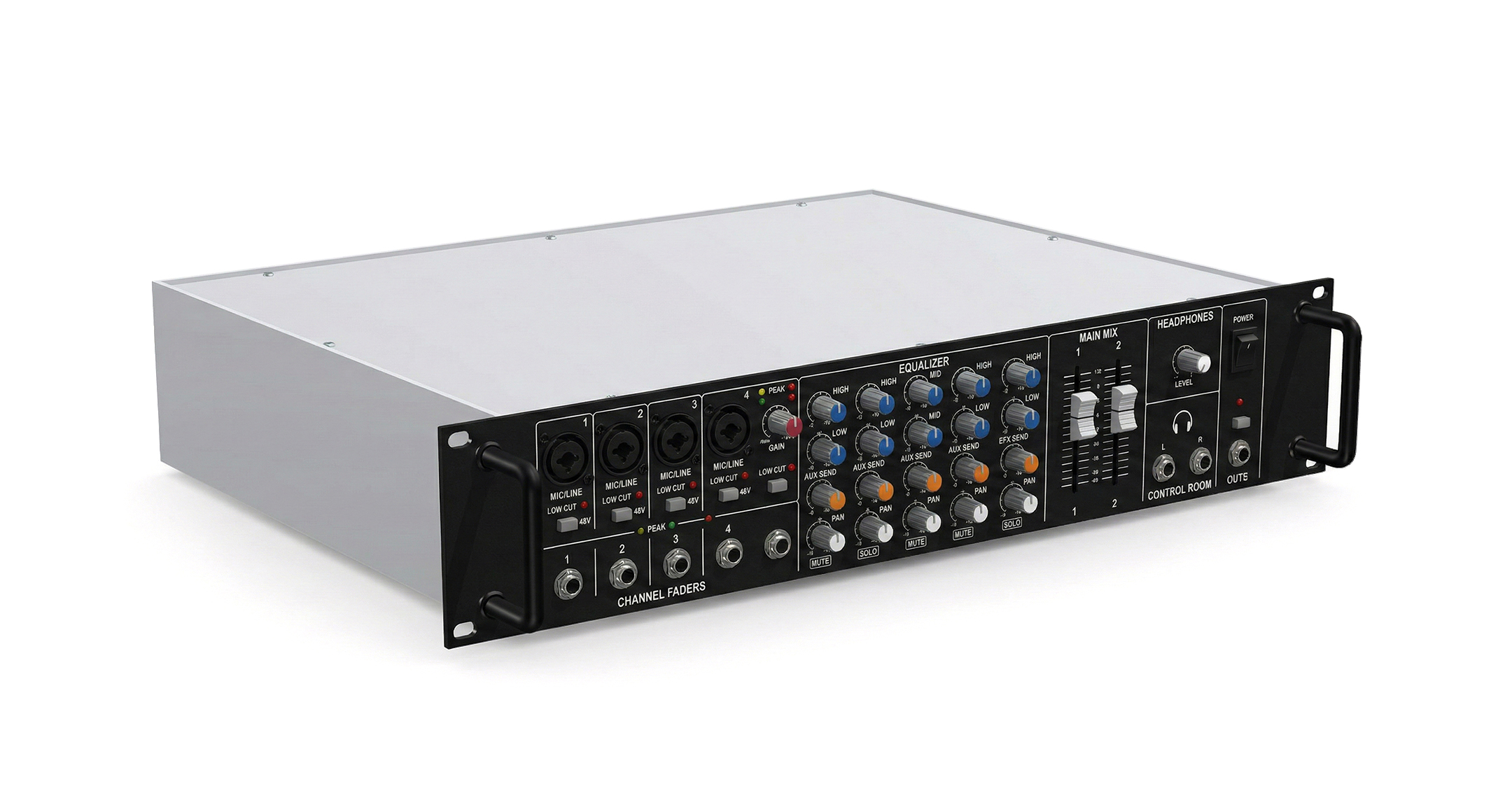 RACK MOUNT ENCLOSURE with HANDLE - YERH series